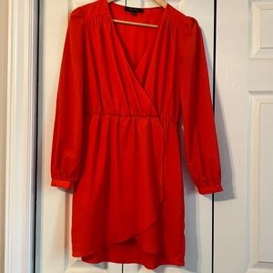 Size small red knee length dress.